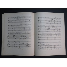 DUBOIS Théodore Vaine Tendresse Prière Chant Piano 1900