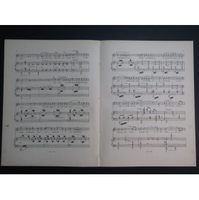 CHAMINADE Cécile Nuit d'Été Chant Piano 1896