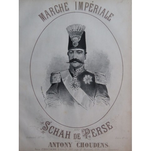 CHOUDENS Antony Marche Impériale Piano ca1875