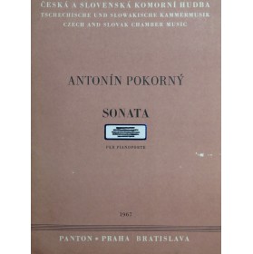 POKORNY Antonin Sonata op 5 Piano 1967