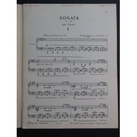 POKORNY Antonin Sonata op 5 Piano 1967