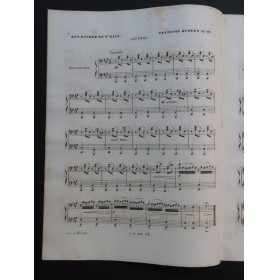 HÜNTEN François Mon Rocher de Saint Malo op 96 Piano 4 mains ca1840