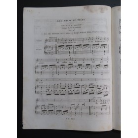 PLANTADE Charles Les Amants de Tours Chant Piano ca1840