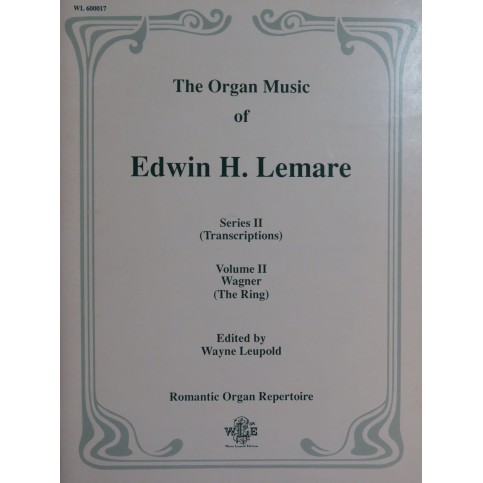 The Organ Music of Edwin H. Lemare Serie 2 Volume 2 Orgue 1992