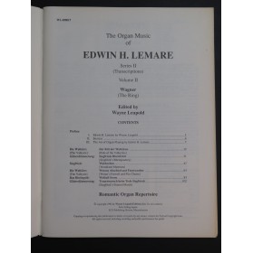 The Organ Music of Edwin H. Lemare Serie 2 Volume 2 Orgue 1992