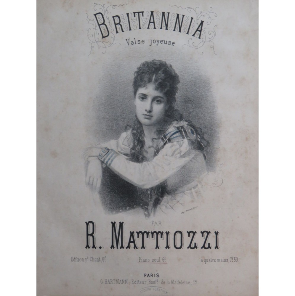 MATTIOZZI Rodolfo Britannia Piano 1870