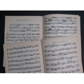 BACH J. S. Six Sonates Volume 2 Piano Flûte 1962