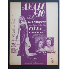 ROBERTS Allan FISHER Doris Amado Mio Chant Piano 1946