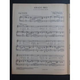 ROBERTS Allan FISHER Doris Amado Mio Chant Piano 1946