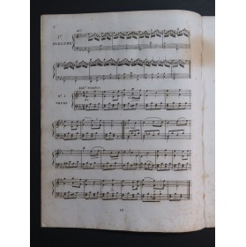 BOCHSA N. Ch. Trois Thêmes Variés et Trois Préludes op 26 Harpe ca1810