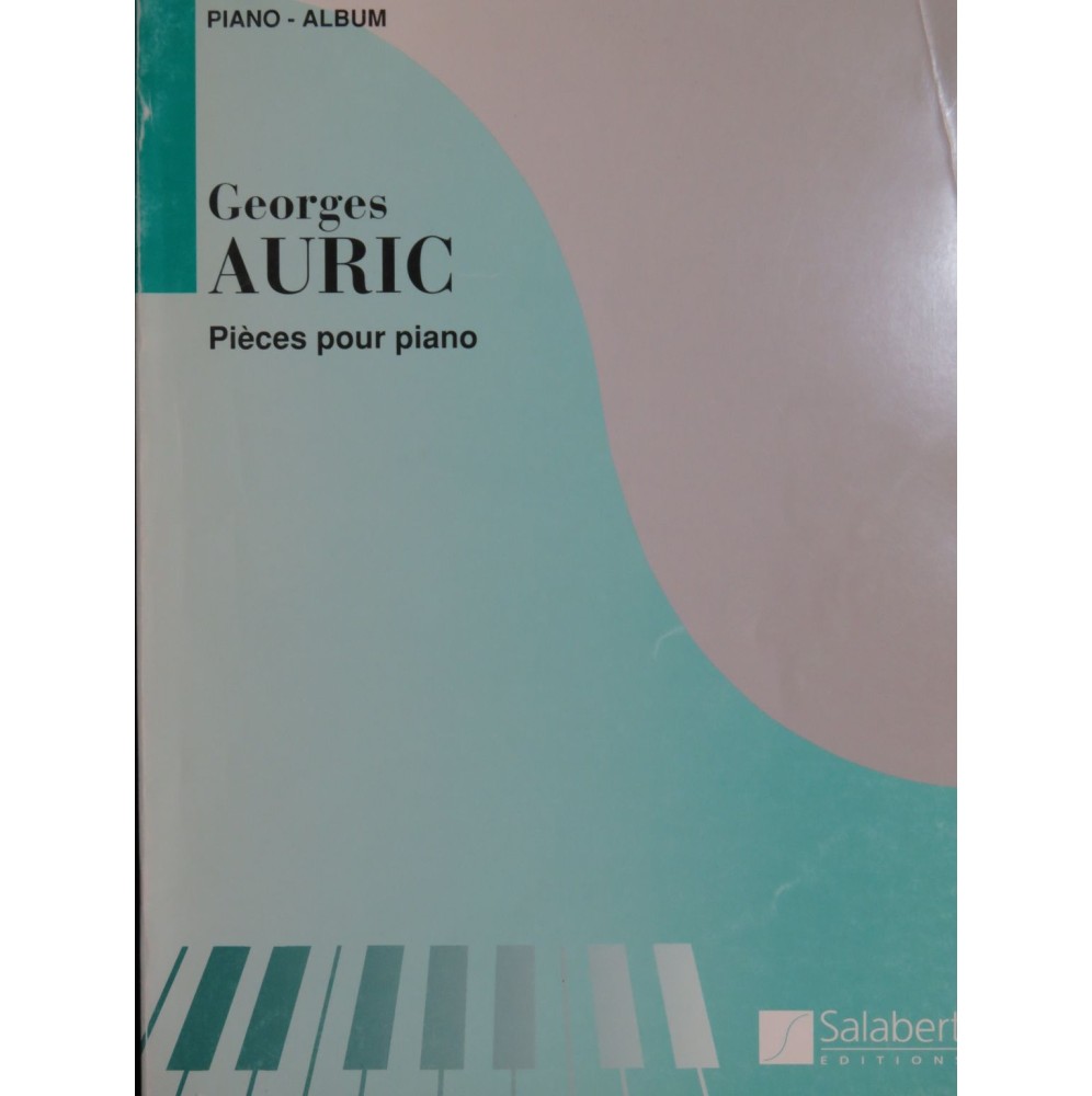 AURIC Georges Pièces pour Piano 1993