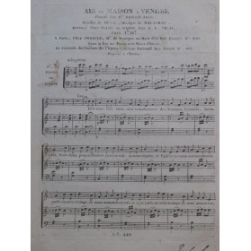 DALAYRAC Nicolas Maison à Vendre No 3 Chant Piano ou Harpe ca1800