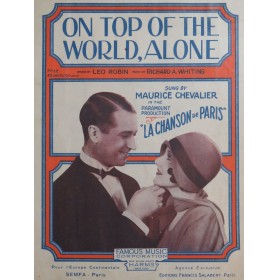 WHITING Richard A. On Top The World, Alone Chant Piano 1929