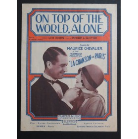 WHITING Richard A. On Top The World, Alone Chant Piano 1929