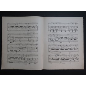 MASSENET Jules Sonnet Chant Piano ca1892