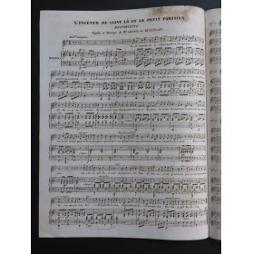 DE BEAUPLAN Amédée L'Ingénue de St Lô et le petit parisien Chant Piano ca1840