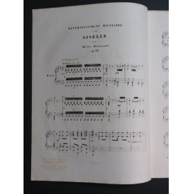 ROSELLEN Henri Divertissement Militaire op 38 Piano ca1840