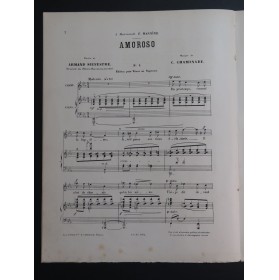 CHAMINADE Cécile Amoroso Chant Piano ca1891