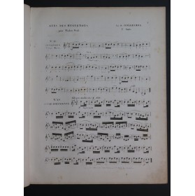 MEYERBEER G. Les Huguenots Airs 2e Suite Ikelheimer Violon seul ca1850