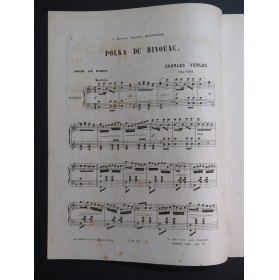 FERLUS Charles Polka du Bivouac Piano ca1880