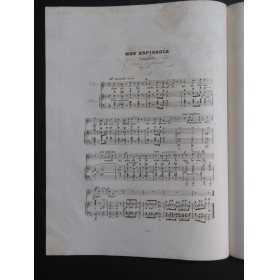 LABARRE Théodore Mon Espingolle Chant Piano ca1840