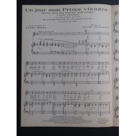 CHURCHILL Frank Un Jour mon Prince viendra Chant Piano ca1950