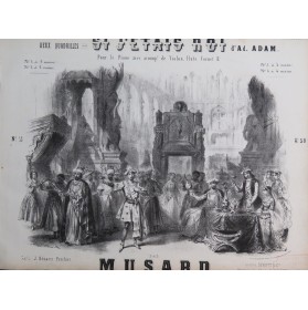 MUSARD Si j'étais roi Quadrille No 2 Piano ca1850