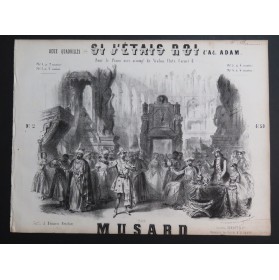 MUSARD Si j'étais roi Quadrille No 2 Piano ca1850