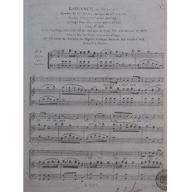 TARCHI Angelo Le Trente et Quarante No 4 Chant Piano ca1800