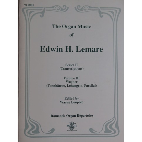 The Organ Music of Edwin H. Lemare Serie 2 Volume 3 Orgue 1992