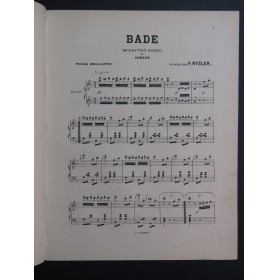 UNRATH C. L. Bade Piano XIXe Siècle