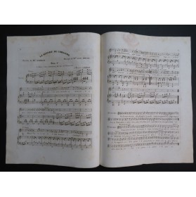 BRICE Laure Le Départ du Corsaire Chant Piano ca1840