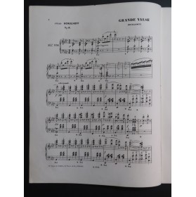 SCHULHOFF Jules Grande Valse Brillante op 6 Piano ca1851