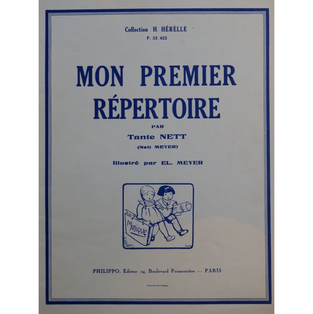 MEYER Nett Mon Premier Répertoire Piano