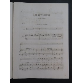 SORIANO FUERTES Mariano Las Sevillanas Chant Piano XIXe