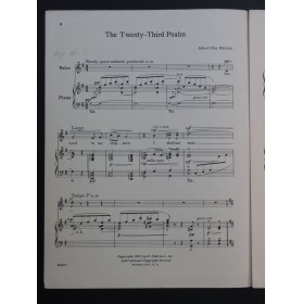 MALOTTE Albert Hay The Twenty-Third Psalm Chant Piano 1937