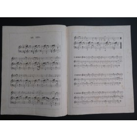 Le Lys E. de Lonlay Chant Piano 1851