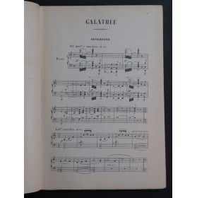 MASSÉ Victor Galathée Opéra Piano Chant XIXe