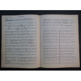 COLLIN Lucien Les Vendangeurs Bourguignons Manuscrit Chant Piano 1917