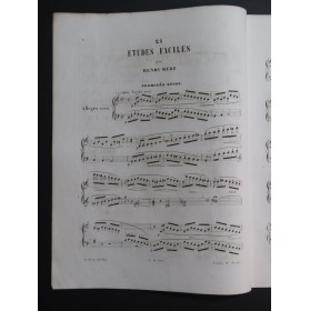 HERZ Henri 24 Études Faciles op 152 Piano ca1845