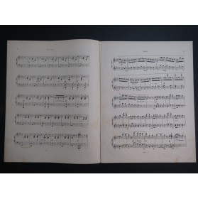 SCHULHOFF Jules Grand Valse Brillante op 6 bis Piano 4 mains ca1860