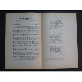 Péché Pardonné Th. Poret Chant XIXe