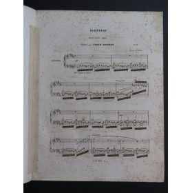 PRUDENT Émile Duettino op 10 Piano ca1840