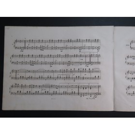 STRAUSS Johann Les Feuilles du Matin Piano ca1870