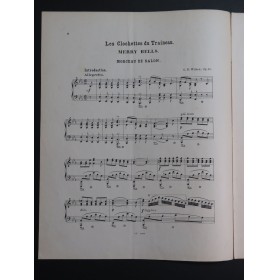 WILSON G. D. Les Clochettes du Traineau Piano ca1880