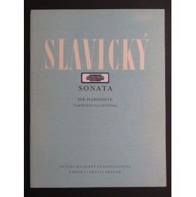 SLAVICKY Klement Sonata Piano 1964