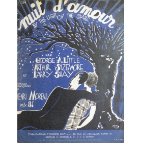 LITTLE George A. SIZEMORE Arthur SHAY Larry Nuit D'Amour Chant Piano 1927