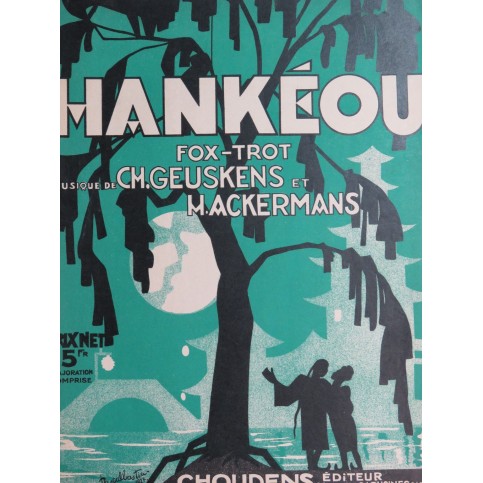 GEUSKENS Ch. et ACKERMANS H. Hankéou Piano 1927