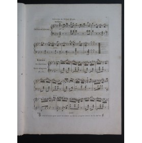 MOSCHELES Ignace Deux Rondeaux Piano ca1821