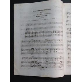 GABUSSI Vincenzo Le Retour des Chasseurs Chant Piano ca1840